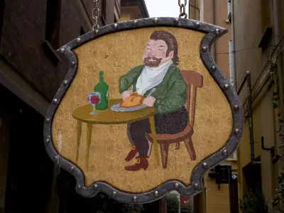 Old Tavern Street Sign 4K and 8K Low-poly 3D model