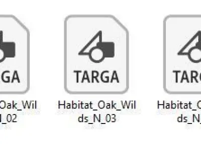 Habitat Oak Wilds 3D model Texture Texture