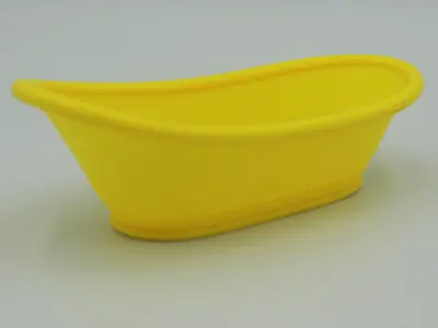 miniature Classic bathtub design  3D print model