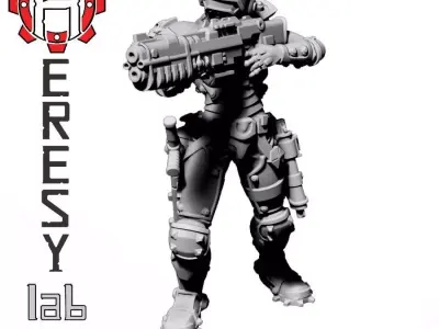 Heresylab - Sauberung Enforcer 3D print model