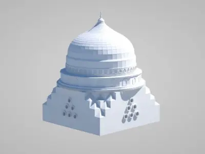 Muhammad Mosque 3D model