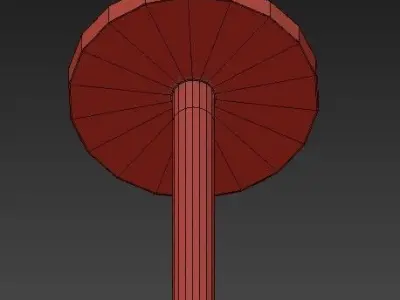 Chandelier hanging lamp 3D model