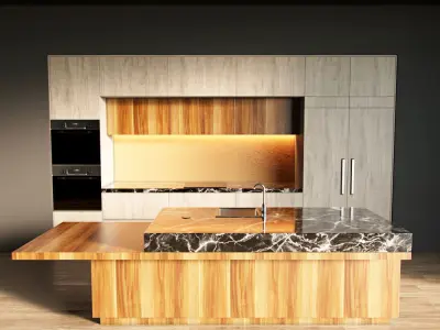 73-Kitchen1 texture 7 3D model