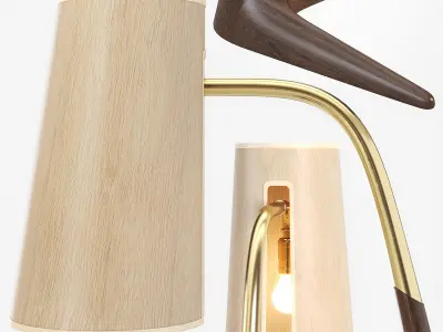 Vladimir Kagan 2080 Cygnet Floor Lamp 3D model