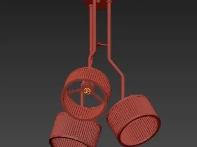 LANTERNS chandeliers - modern pendant lights for living room 3D model