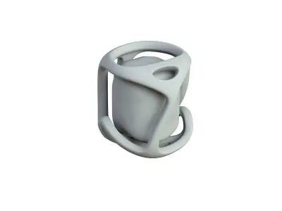 SciFi Shape Object Low Poly Shape Low-poly 3D model