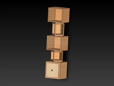 Book Shelf 1 Free 3D model