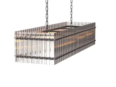 San Marco Rectangular Chandelier 54 in 3D model