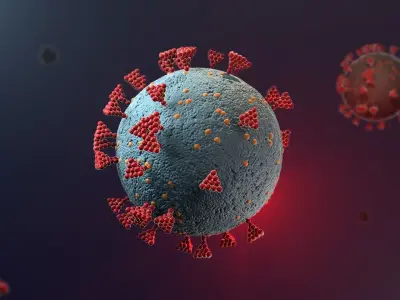 Coronavirus Covid19 with LODs Free 3D model