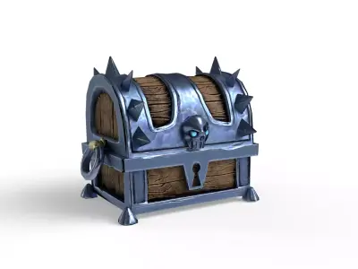 Realistic PBR Treasure Chest - MorisonDesign Free low-poly 3D model