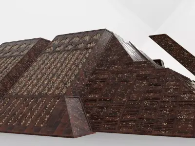 Tyrell Corporation Headquarters Low-poly 3D model