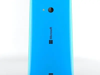  Microsoft Lumia 540 Blue 3D model