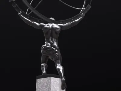  Atlas Statue 