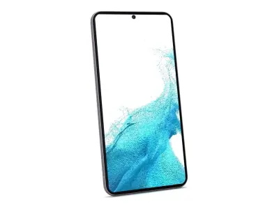 Samsung Galaxy S22 Plus 5G Phantom White Low-poly 3D model