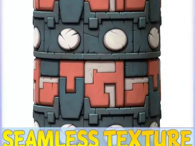 Stylized Wall Seamless Texture Texture 74