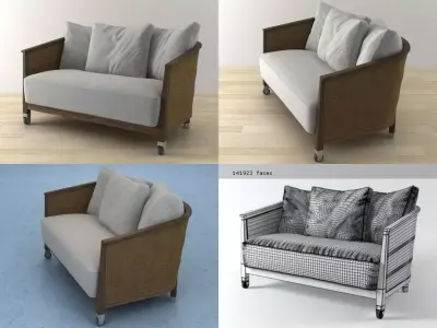Mozart sofa 3D model