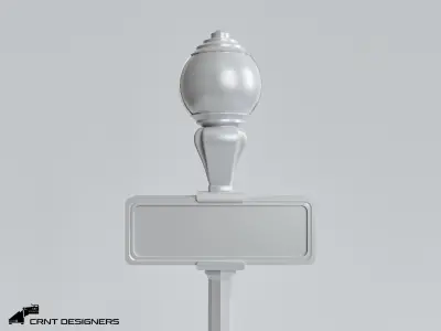 Metro Signal - Street Signal PBR Low Poly 3D Model Low-poly 3D model
