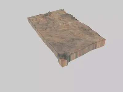 Mopti City Low-poly 3D model