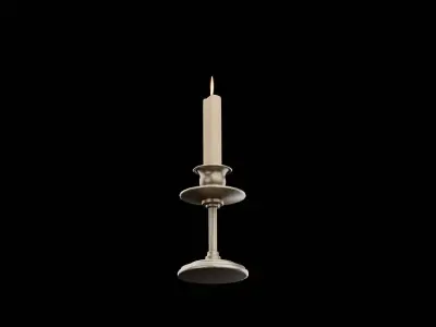 Candle Holder Low-poly 3D model