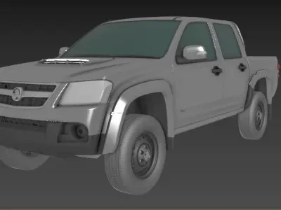 Holden Colorado Mk1 RC CrewCab LX 2008 3D print model