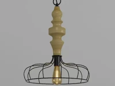 Hanging lamp LOFT HOUSE P-80 3D model