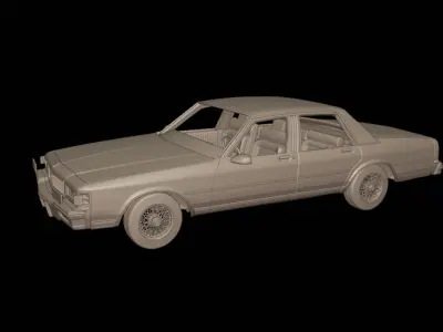 chevrolet caprice 1987   3D print model