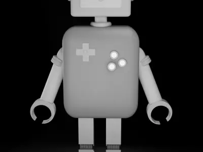 3D ROBOT  Low-poly 3D model purchase