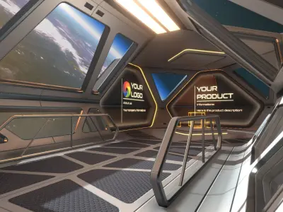 3D Showroom Level Kit Vol 7 Low-poly 3D model