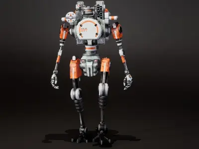 Etasphera05 star wars robot Low-poly 3D model