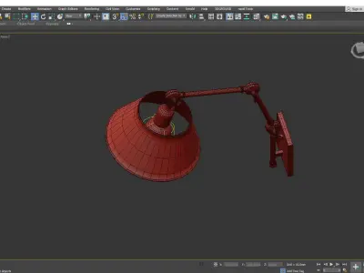 Wildwood Franklin Wall Sconce Low-poly 3D model