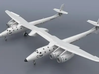  Virgin Galactic Mothership Eve Rigged 