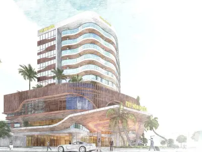 A Hotel - Lumion Exterior visualization 3D model