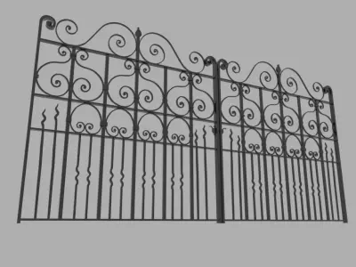 Metal Gate 3D model