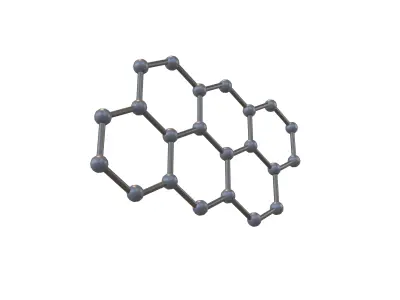 Graphene v1 003 Low-poly 3D model