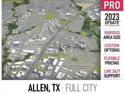 Allen Low-poly 3D model