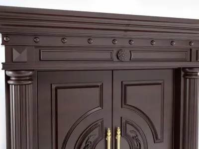 Double door 01 3D model