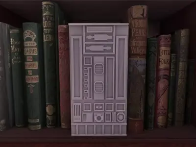 Robor Booknook 3D print model