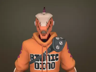 haxsaur 3D model