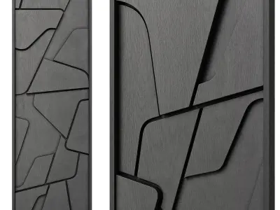 Wood Decorist geometric decor 3D model