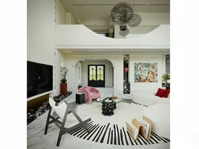 Modern light luxury style 3D model