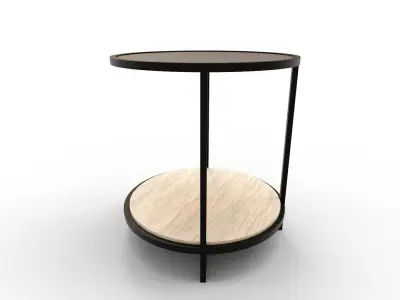 Harlow Round End Table 3D model
