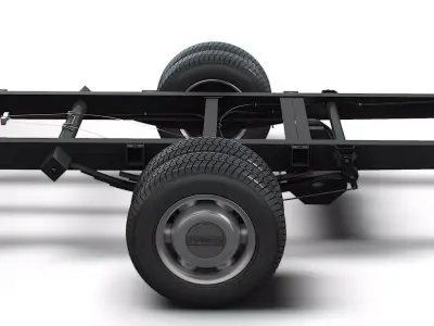 Iveco Daily Double Cab L5 Chassis 2026 3D model