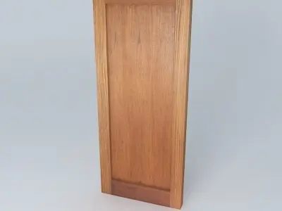 Interior Hardwood Door 3D model