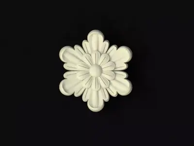 rosette dekor 3D model order