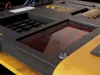 Warning Control Panel 3D model