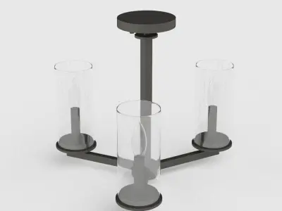 Myrie Light Semi Flush Mount  Free 3D model