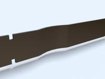 Stainless Brick Tie Channel and Wall Ties Low-poly 3D model