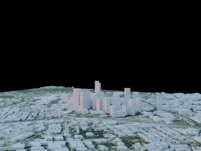 Dallas - USA 3D model