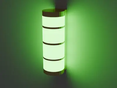 WALL LIGHT Low-poly 3D model