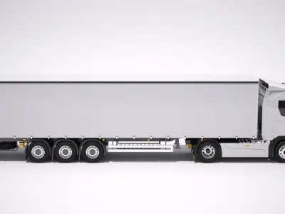  Generic Tautliner Semi Trailer 